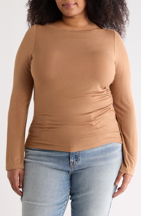 Boat Neck Top (Plus)