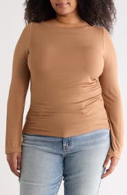 Renee C Boat Neck Top
