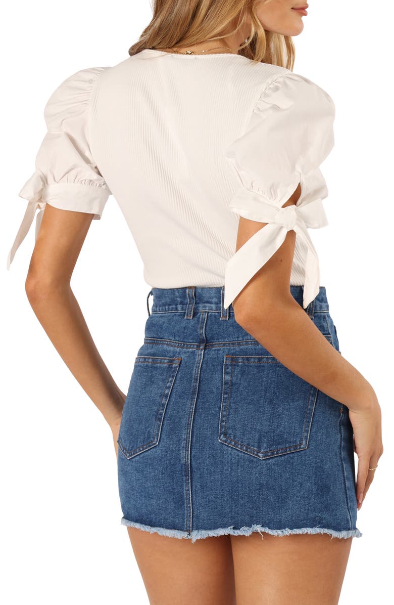 Petal & Pup Zoey Puff Sleeve Top, Alternate, color, White