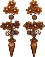 Tory Burch Curiosity Beaded Linear Drop Earrings