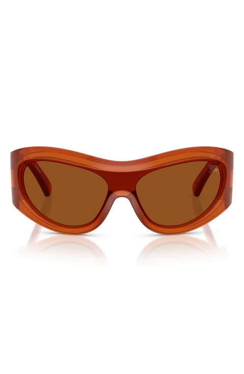 138mm Irregular Shield Sunglasses