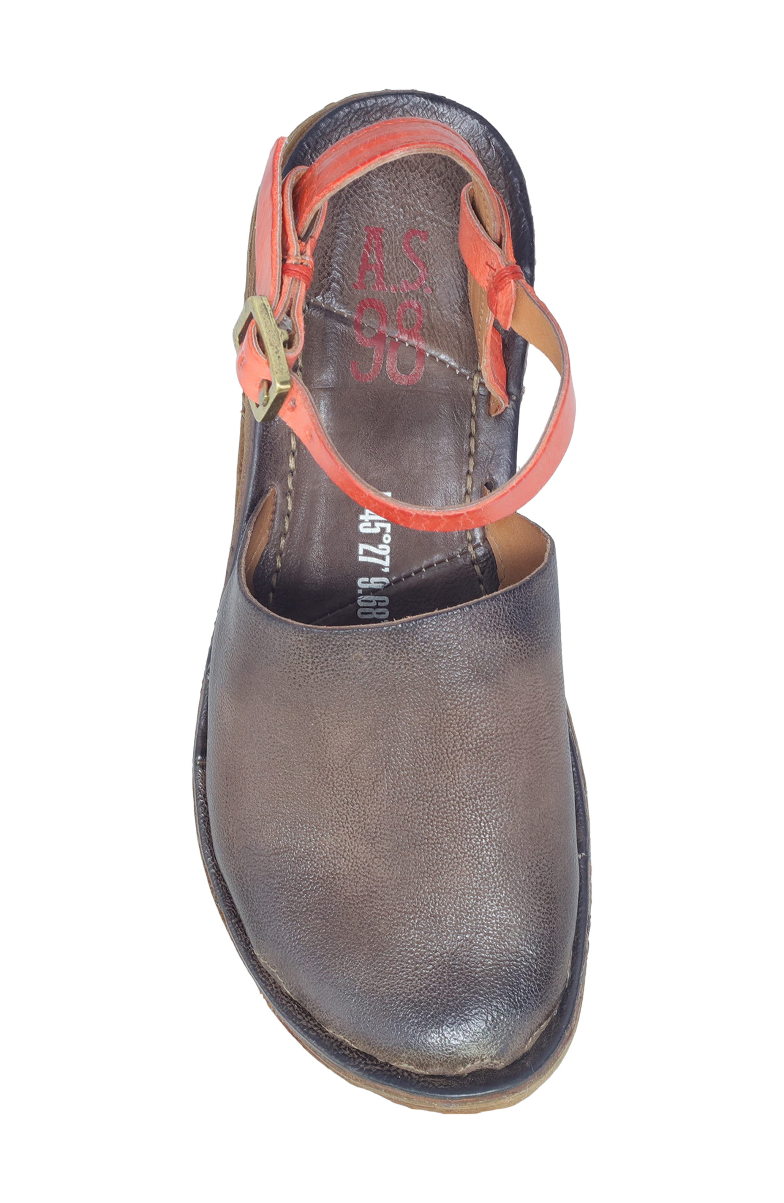 Rodrick Ankle Strap Flat, Alternate, color, CHOCOLATE