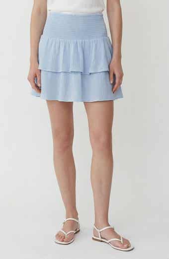 Natali Tiered Smocked Waist Miniskirt