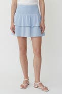 VERO MODA Natali Tiered Smocked Waist Miniskirt
