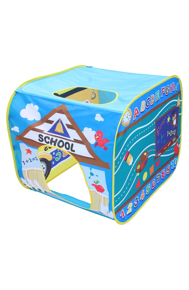 Banzai My Little School House Play Tent, Main, color, Multicolored