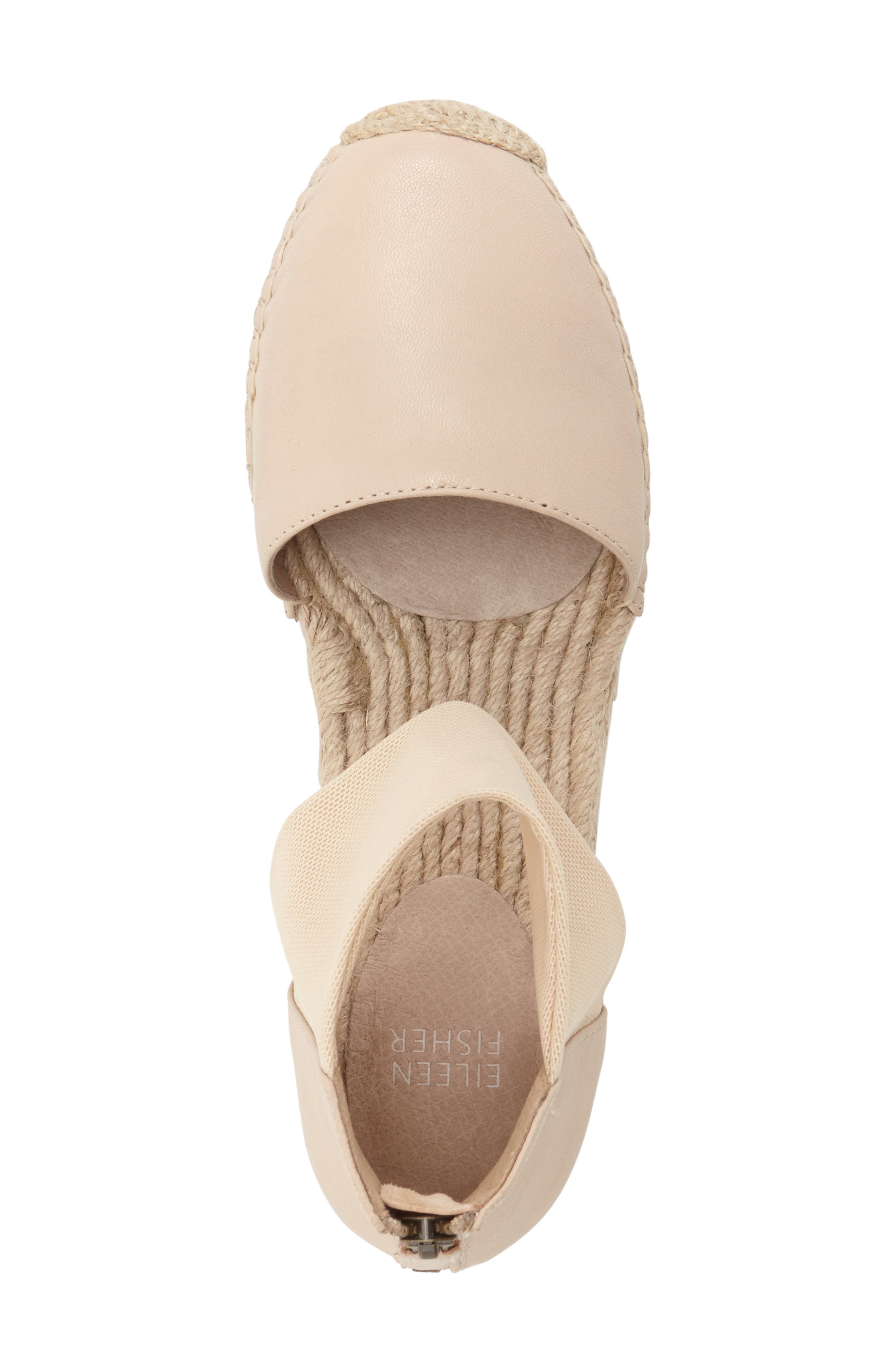 'Coy' Espadrille Skimmer Flat, Alternate, color, DESERT LEATHER