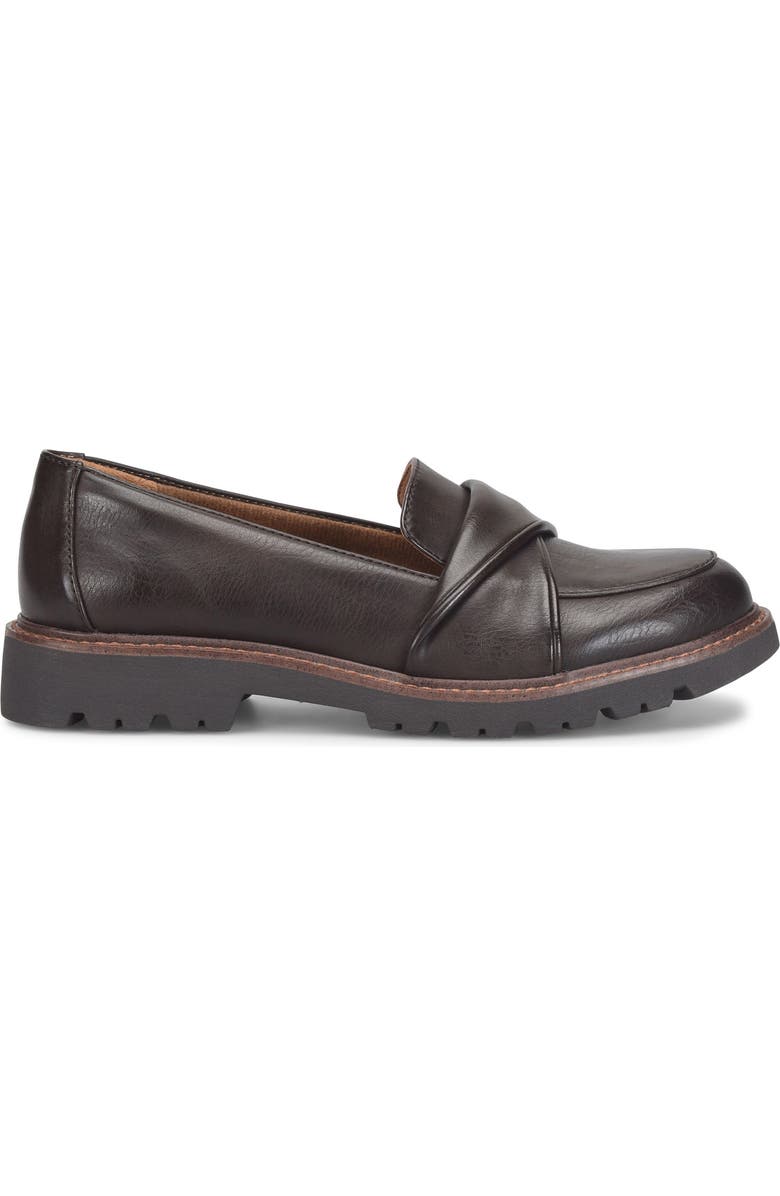 EUROSOFT Leia Loafer, Alternate, color, Dark Brown