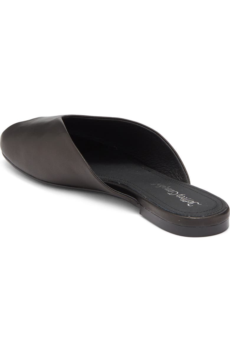 Jeffrey Campbell Indwell Peep Toe Slide Sandal, Alternate, color, Black