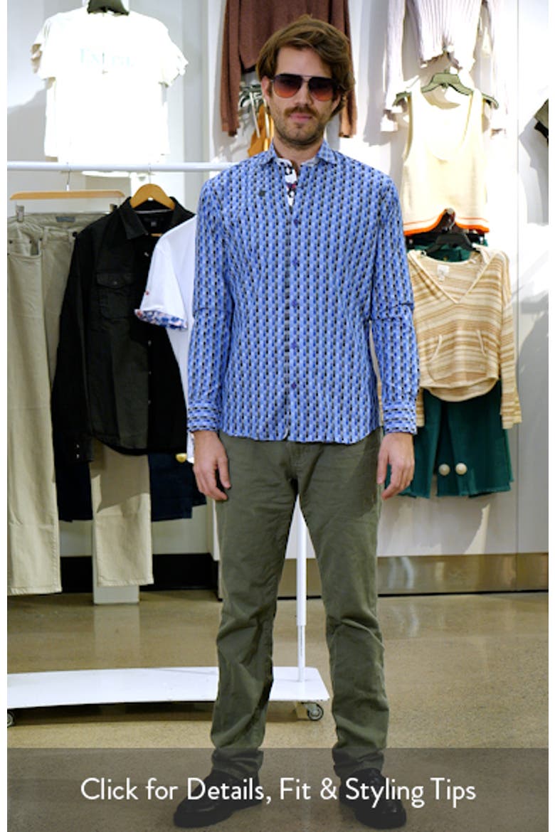 Einstein Burn Blue Button-Up Shirt video