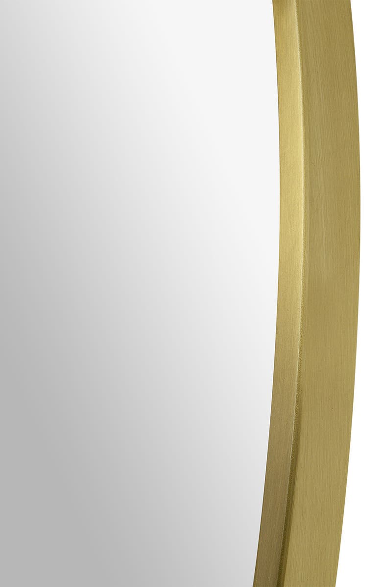 Renwil Grady Round Mirror, Alternate, color, Satin Brass