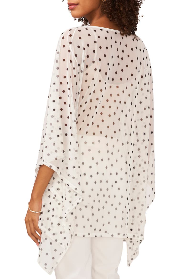 Dotted Mesh Cape, Alternate, color, WHITE