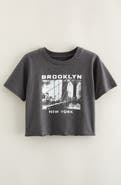 Treasure & Bond Kids' Crop Cotton Graphic T-Shirt