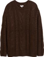 BP. Oversize Cozy Cable Sweater