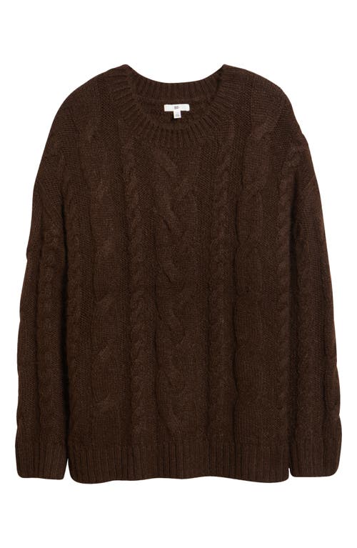Bp. Oversize Cozy Cable Sweater In Multi