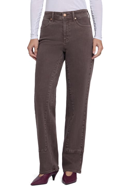 Brooke High Waist Loose Straight Leg Petite Jeans