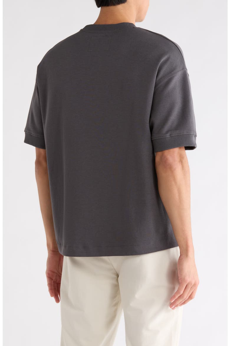 Heavyweight Cotton Blend T-Shirt, Alternate, color, DARK GREY
