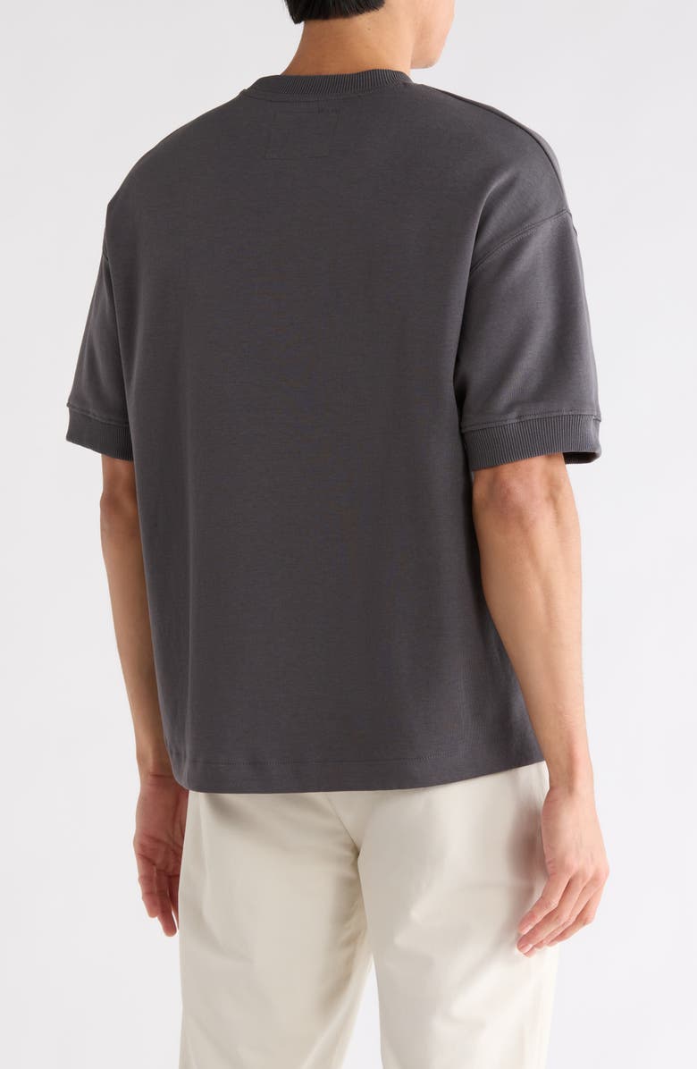 DENIM AND FLOWER Heavyweight Cotton Blend T-Shirt, Alternate, color, Dark Grey