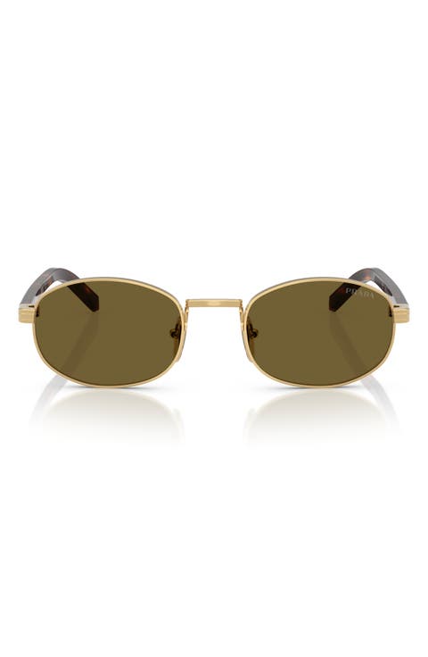52mm Oval Sunglasses