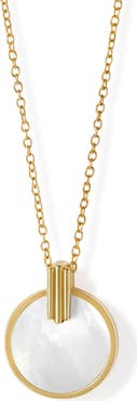 Astley Clarke Gold Stilla Mother of Pearl Necklace