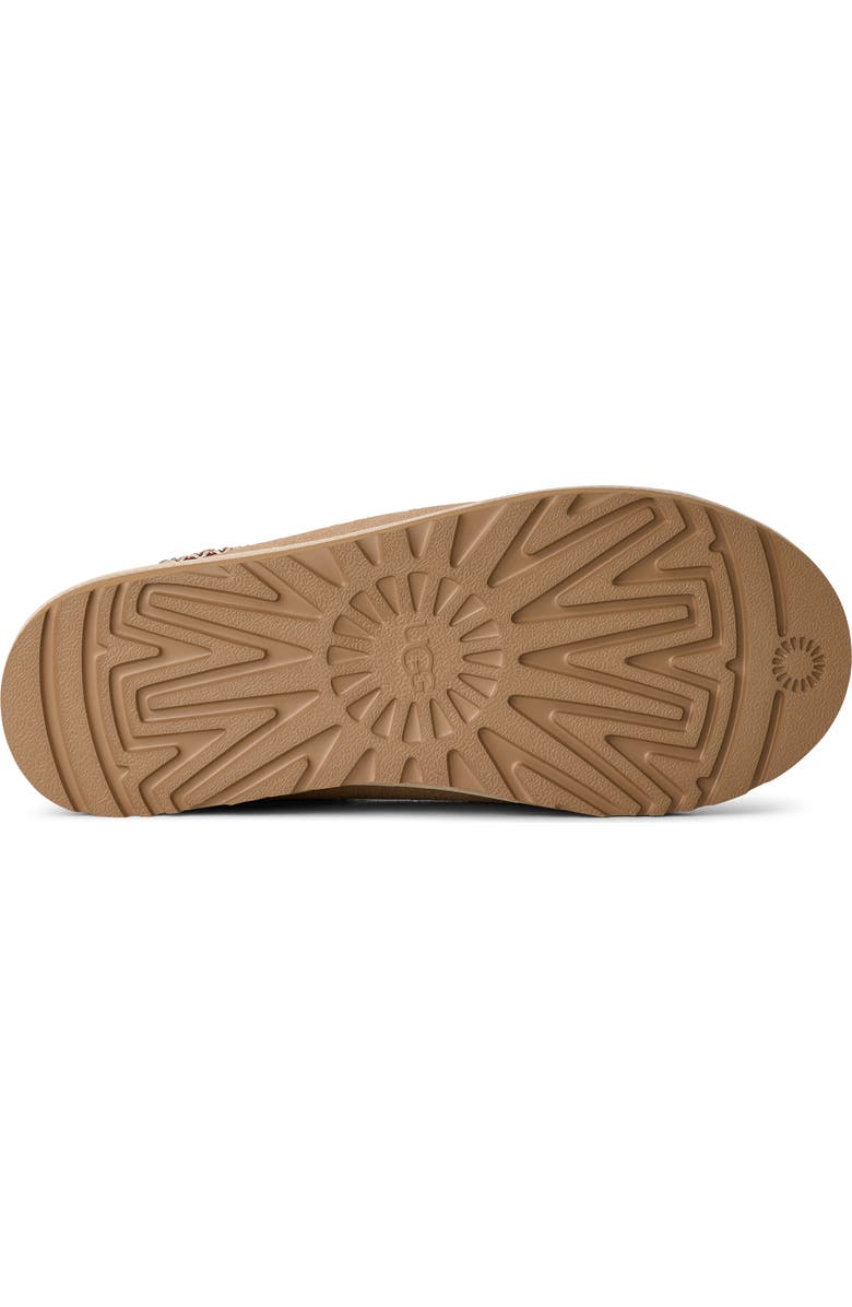 UGG<sup>®</sup> Tasman II Genuine Shearling Lined Slipper, Alternate, color, Driftwood / Biking Red