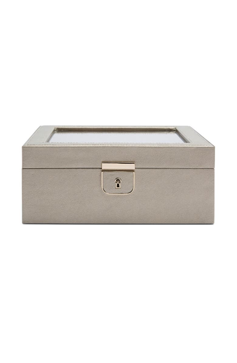 WOLF Palermo 6 PC Watch Box, Main, color, Pewter