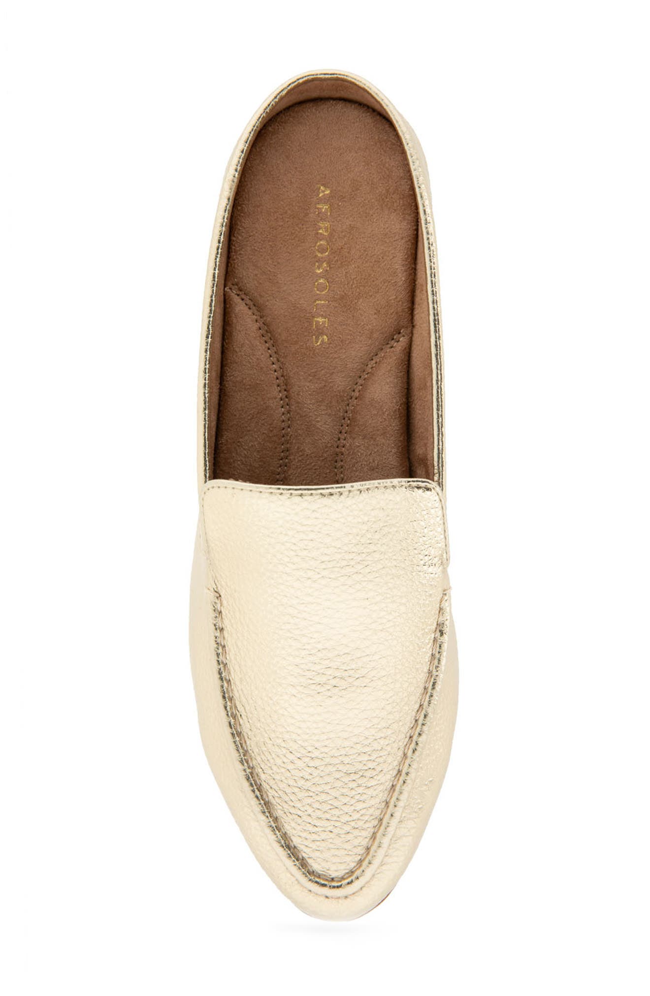 Aerosoles Enright Moc Toe Mule, Alternate, color, Soft Gold Pu