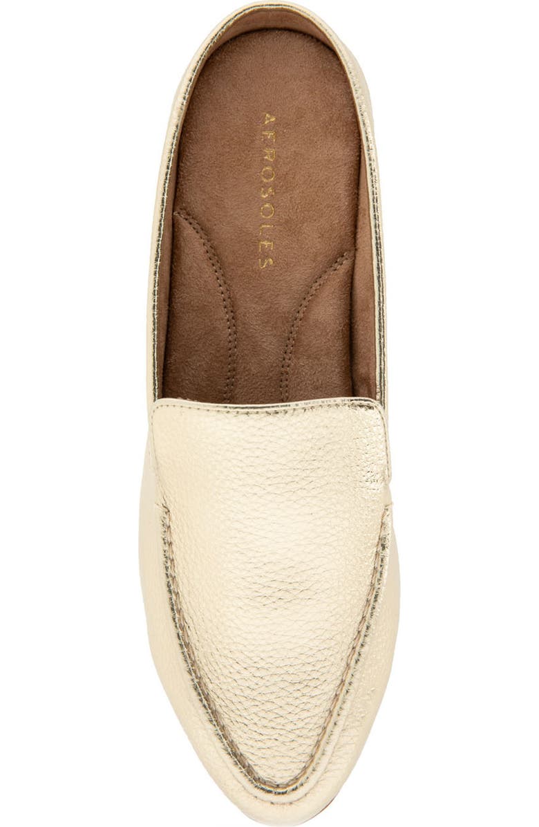 Aerosoles Enright Moc Toe Mule, Alternate, color, Soft Gold Pu