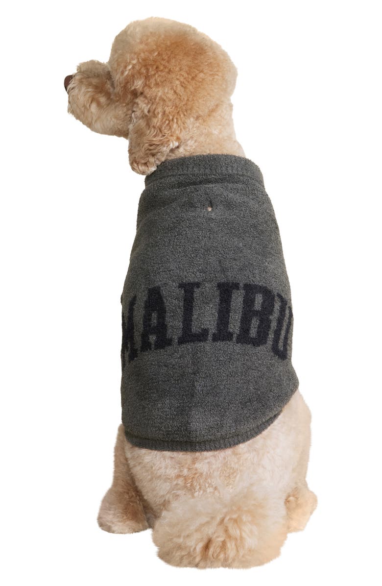 Barefoot Dreams<sup>®</sup> CozyChic<sup>®</sup> Lite<sup>®</sup> Malibu Pet Sweater, Main, color, Carbon-Black