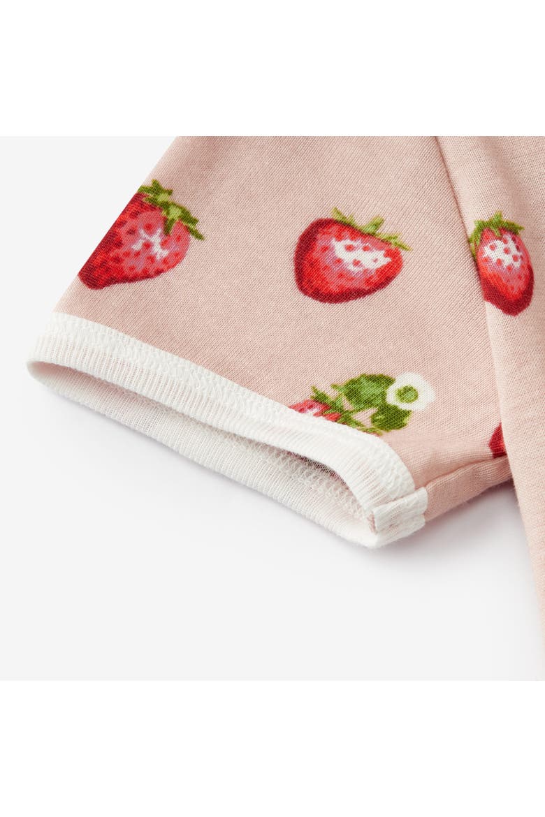 Organic Cotton Shortall, Alternate, color, Strawberry