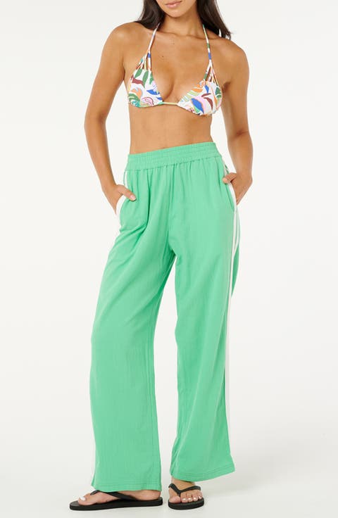Luxe Surf Wide Leg Cotton Pants