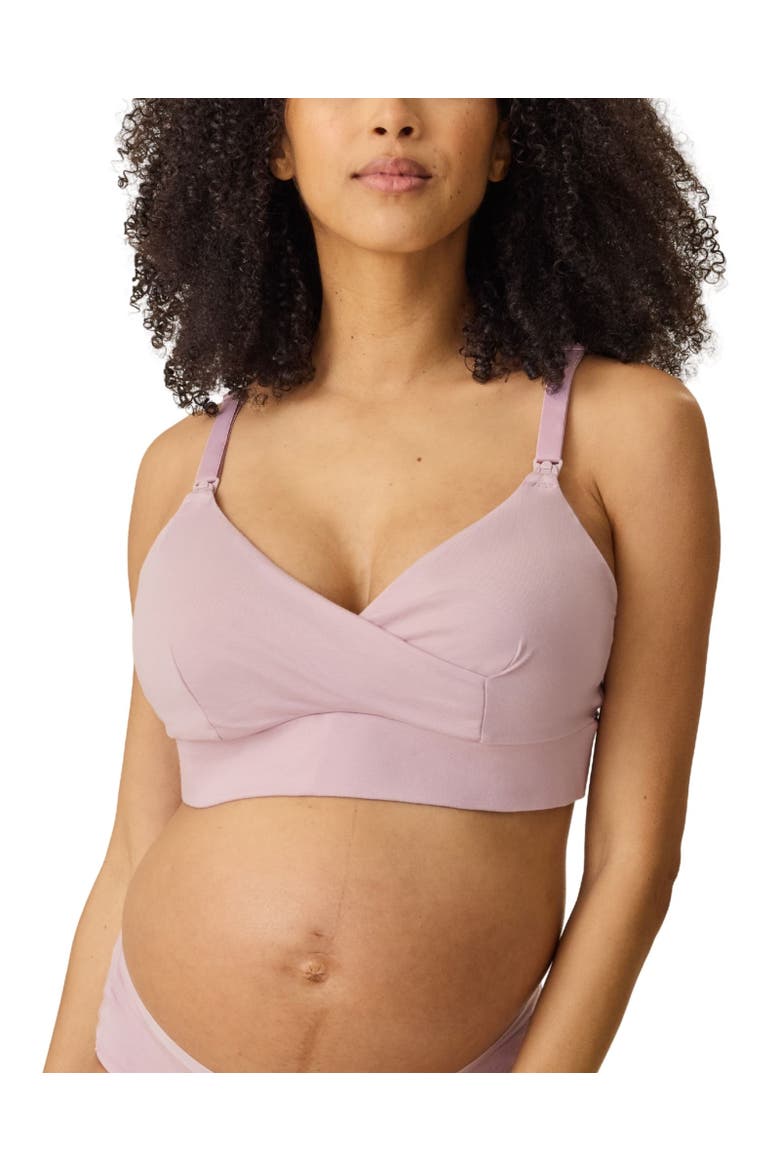 Softstretch Cotton Nursing Bra, Main, color, Lilac Mist
