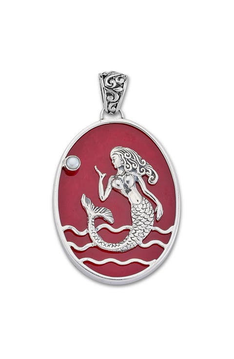 Oval Mermaid Pendant