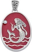 SAMUEL B. Oval Mermaid Pendant