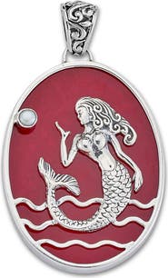SAMUEL B. Oval Mermaid Pendant