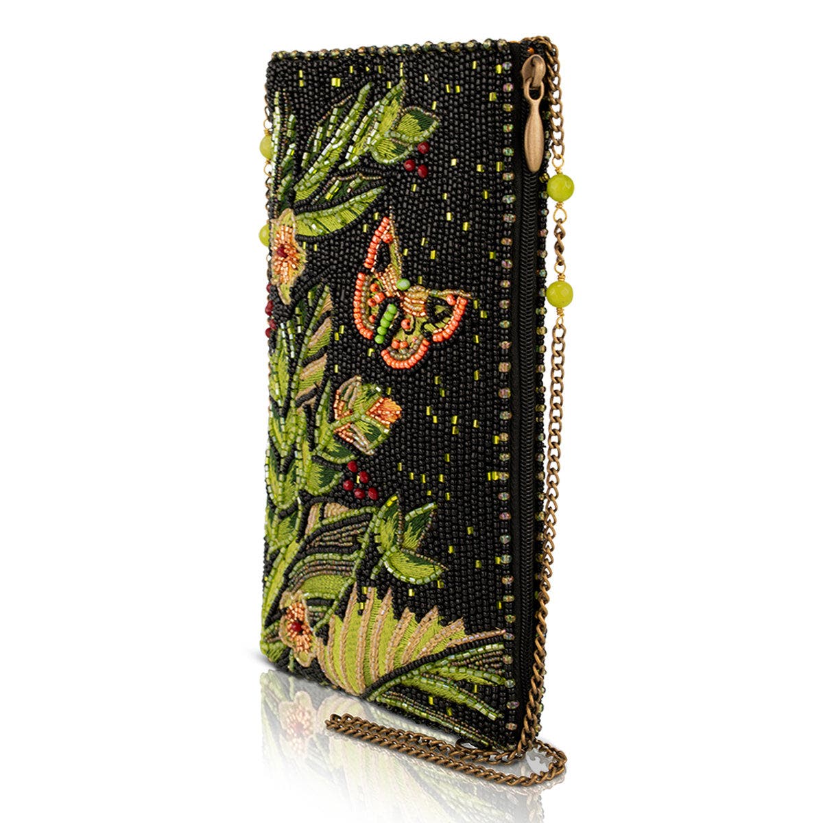 Enchanting Evening Crossbody Phone Bag, Alternate, color, Black
