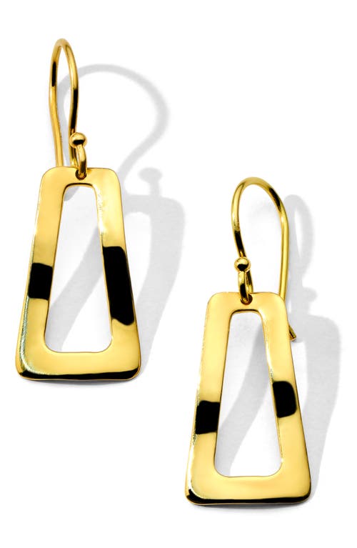 Ippolita 18k Gold Classico Small Wavy Open Shape Earrings