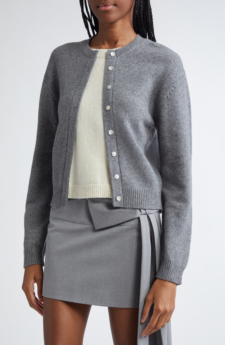 Sandy Liang Newt Layered Lambswool Blend Sweater, Alternate, color, 