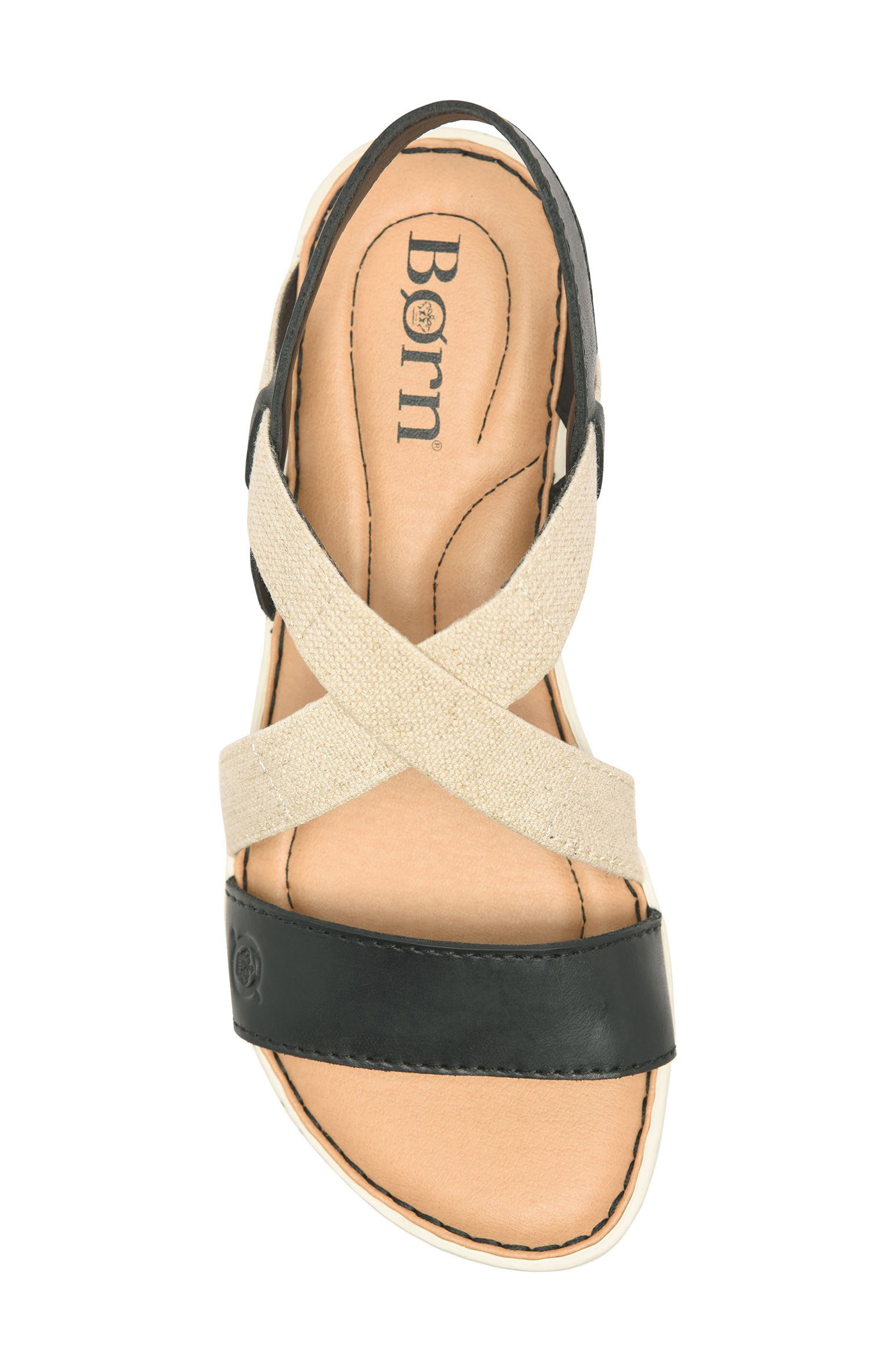 Børn Barbe Strappy Sandal, Alternate, color, Black Combo