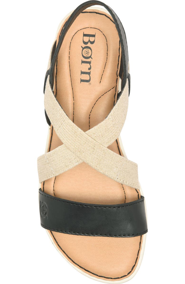 Børn Barbe Strappy Sandal, Alternate, color, Black Combo