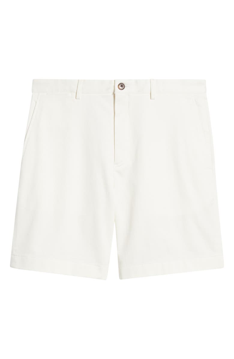 Theory Standard Chino in Moonsoft Cotton Blend Shorts, Alternate, color, Winter Ivory