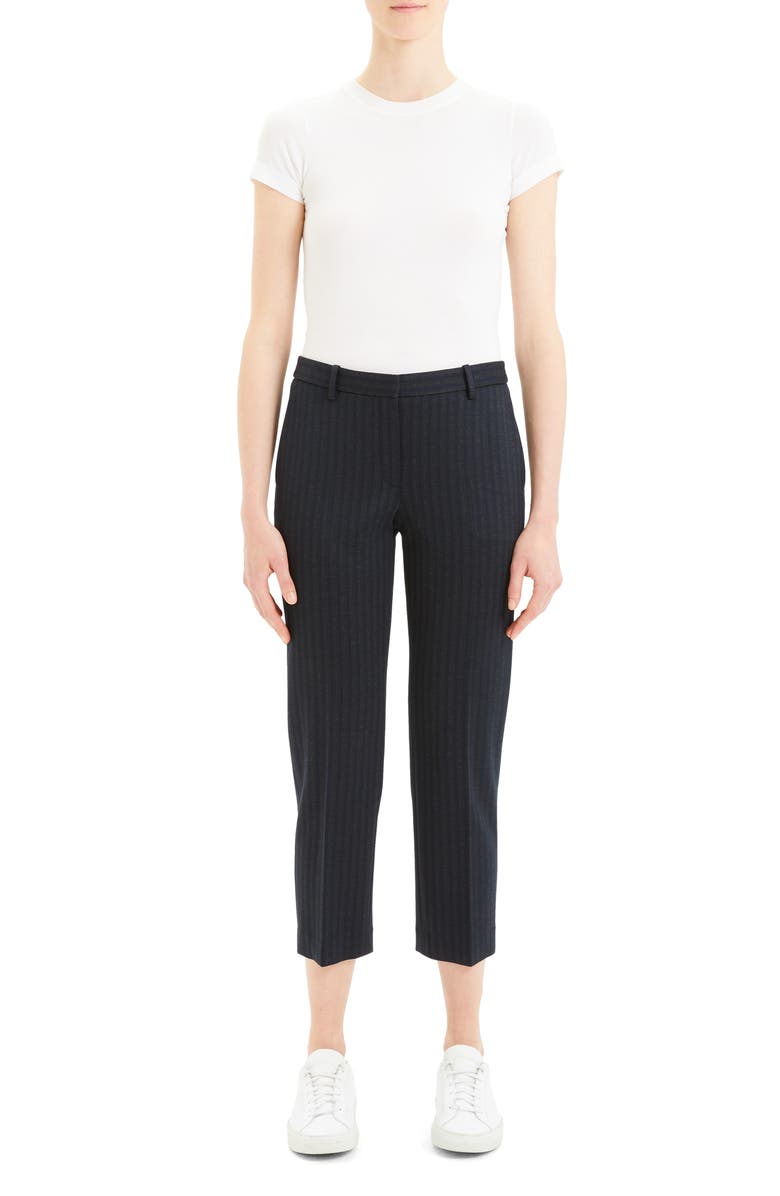 Theory Stripe Tailored Pants, Alternate, color,