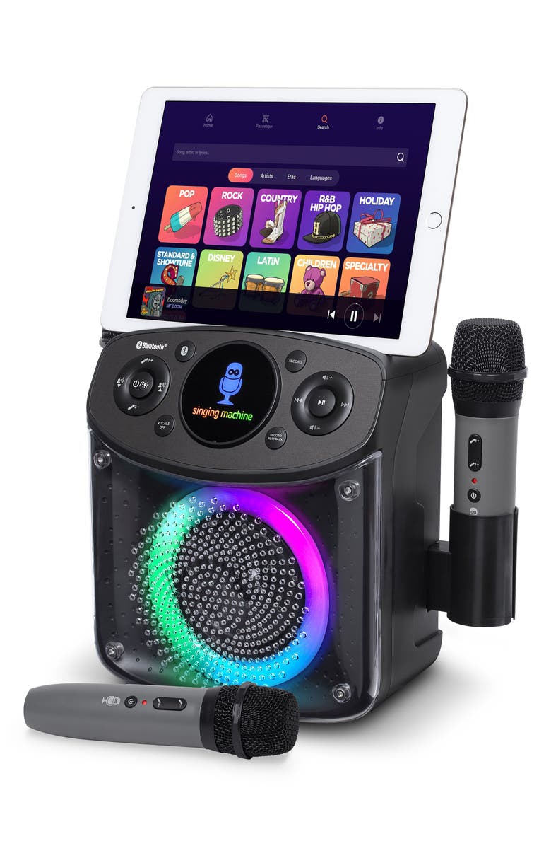 Singing Machine Mini Sparkle Bluetooth Karaoke Machine, Alternate, color,