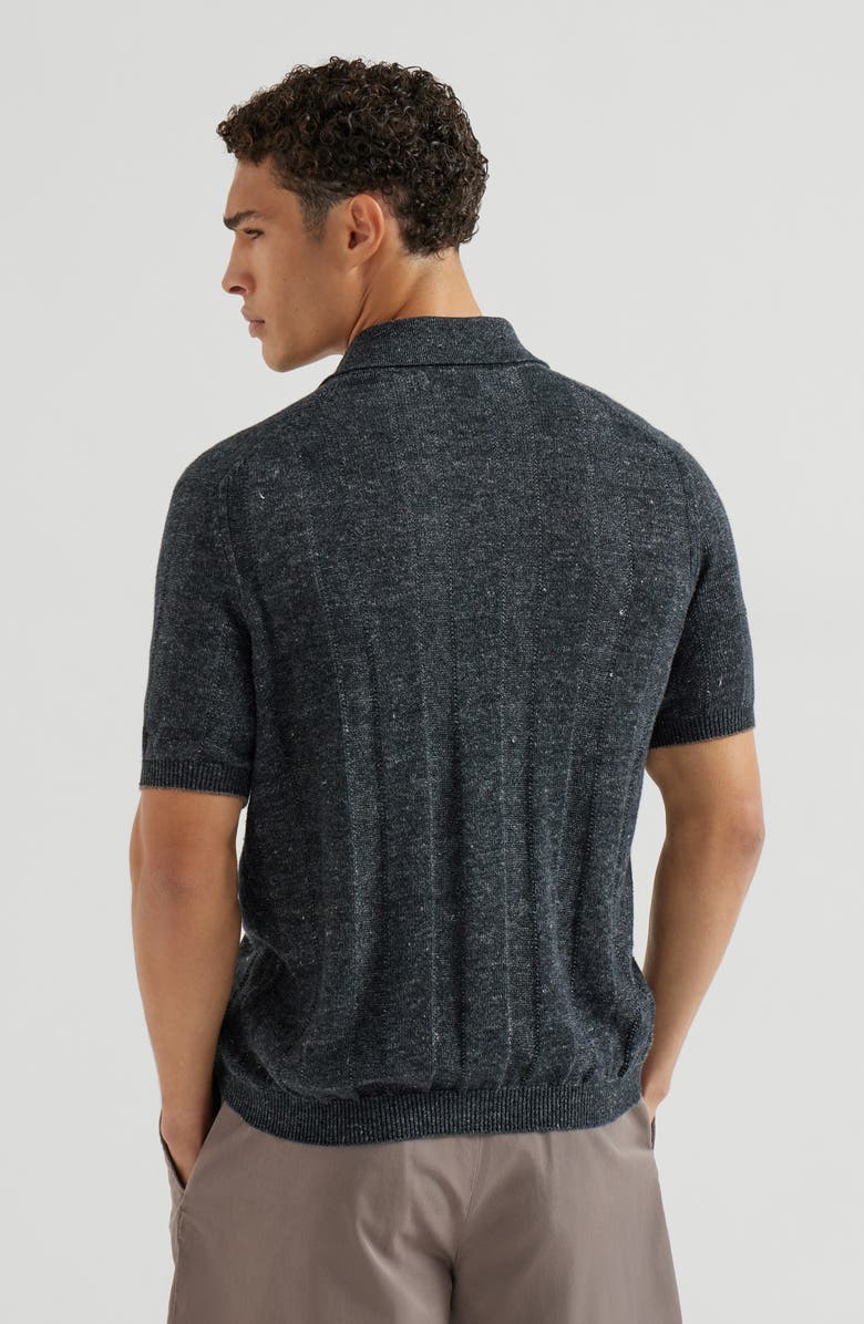 Brunello Cucinelli Knit shirt, Alternate, color, Lignite Grey