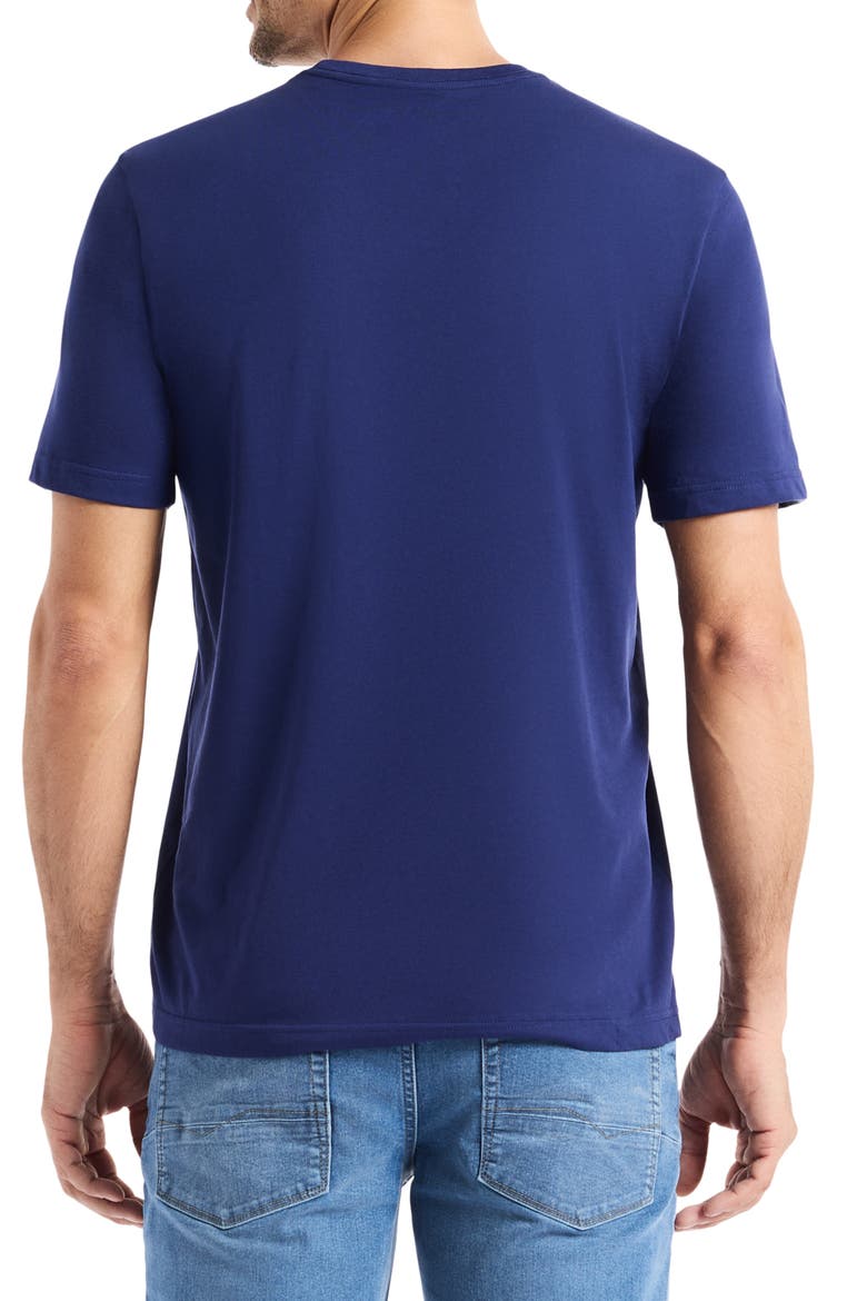 Rose Skull Graphic T-Shirt, Alternate, color, NAVY