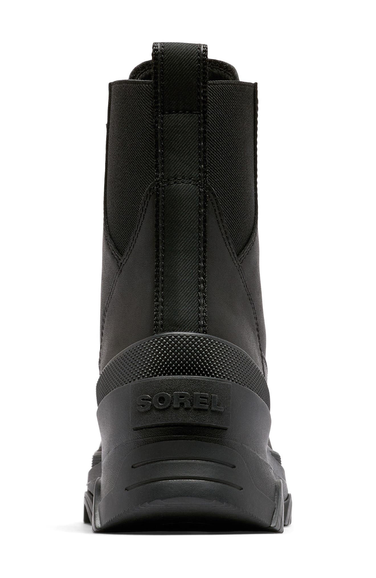 Brex™ Lace-Up Waterproof Bootie, Alternate, color, BLACK/ JET