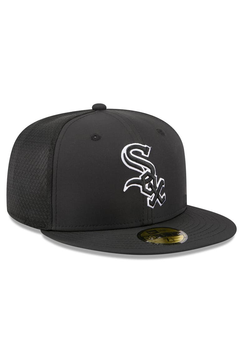 Youth New Era Black Chicago White Sox Batting Practice 59FIFTY Fitted Hat, Alternate, color, Black