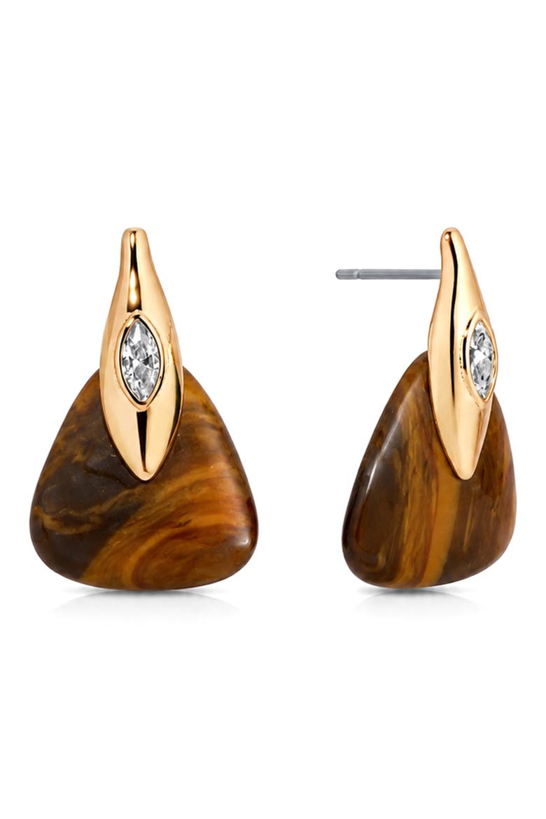 Tiger's Eye Solstice Stud Earrings, Main, color, TIGERS EYE