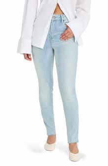 Soft-Tech Good Legs Raw Hem Skinny Jeans