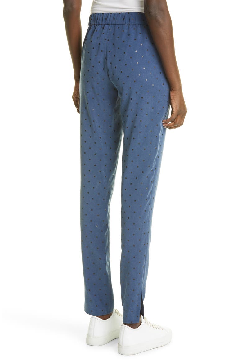 Mike Dot Pants, Alternate, color, DARK DENIM BLACK