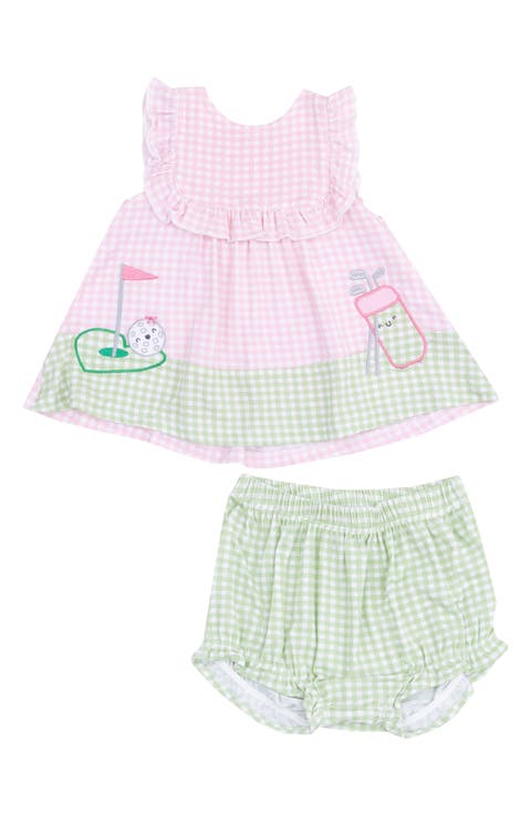 Mini Gingham Dress with Bloomers (Baby)